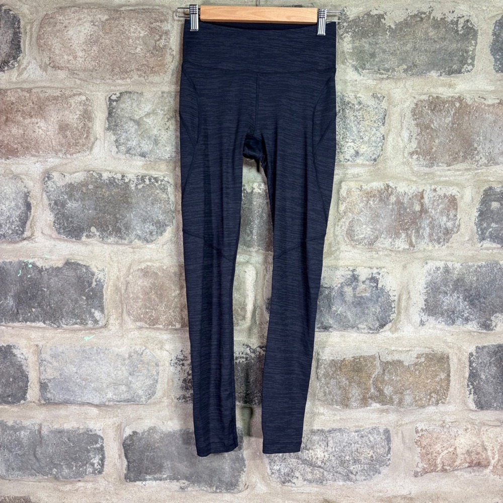 Outdoor Voices Charcoal Space Dye Activewear Leggings XS Mid Rise Yoga Sporty